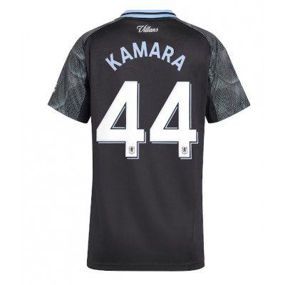 Ženski Nogometni dresi Aston Villa Boubacar Kamara #44 Gostujoči 2025-26 Kratek Rokav Ženski Nogometni dresi Aston Villa Boubacar Kamara #44 Gostujoči 2025-26 Kratek Rokav